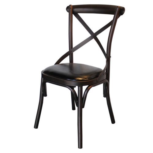 chaise-en-metal-rembourree
