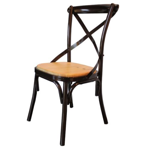 chaise-en-metal-bois
