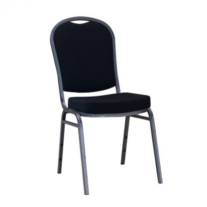 Chaise de banquet BQ-02 - Aluminium - Noir - District W - St-Hyacinthe