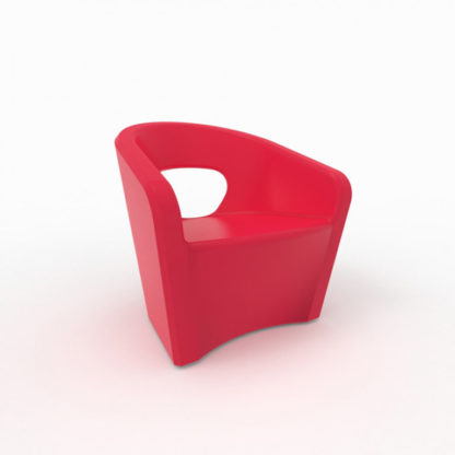 Bistro Fauteuil - rouge - bi-300-36