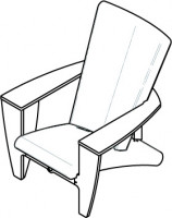 COZI bras blanc - chaise - dessin - 200x200