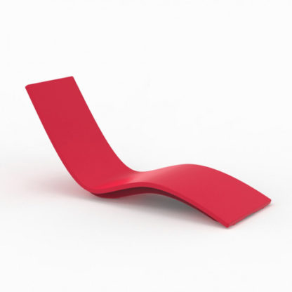 SOLIS - chaise longue basse - SO.000.36 - rouge